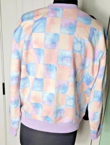 Sudadera Wild Fable Rosa Azul a Cuadro Color Pull-Over Talla S - Imagen 1 de 5