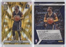 2015-16 Panini Spectra Gold Prizm /10 Monta Ellis #93