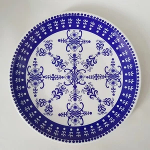 HELKA Arabia 140th Anniversary Plate 2013 blue white 260cm Johanna Kunelius - Picture 1 of 6