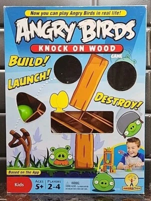 Angry Birds Knock On Wood Game Build Launch Destroy W2793 2010 No Instructions - Image 1 of 4