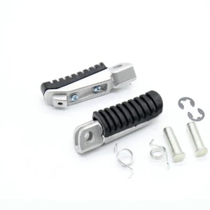 Front Footrest Foot Pegs Fit For Kawasaki Ninja 650 ER-6N ER-6F 2009-2016 2012 - Picture 1 of 4