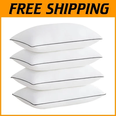 Luxury Cooling Bed Pillows for Sleeping, King Size Pack of 4 - Image 1 of 4