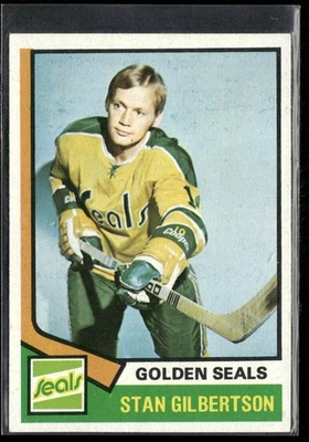 1974-75 Topps Stan Gilbertson #223 California Golden Seals - Image 1 of 2