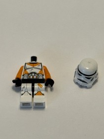LEGO Star Wars 212th Clone Trooper Minifig Body Legs Only & Stormtrooper Helmet