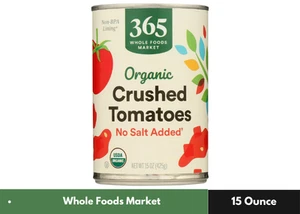 365 by Whole Foods Market, Tomatoes Crushed No Salt Added Organic, 15 Ounce - Picture 1 of 3