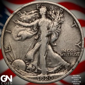 1920 D Walking Liberty Half Dollar A2042 - Picture 1 of 2