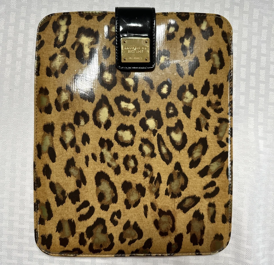 Funda multimedia para tableta iPad con estampado animal Lauren Ralph Lauren Gillespie Foto 1 de 4