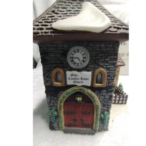 Dept 56 Dickens Village Olde Camden Town Church 1996 Lighted Christmas House - Picture 1 of 14
