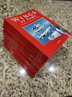 Lot Volumes 1-20 WINGS OF FAME Classic Combat Aircraft Military Aviation Series - Image 1 of 4