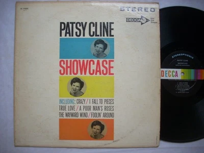 PATSY CLINE "Showcase" / Decca DL-74202 Stereo Deep Groove VG+ Foto 1 de 2