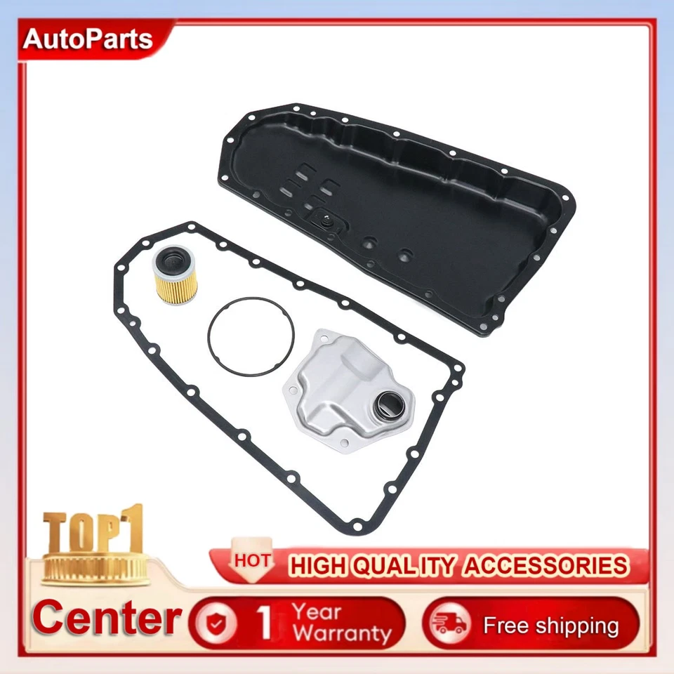 Cacerola de aceite de transmisión con juntas de filtro para Mitsubishi Outlander Lancer 2008-2011 Foto 1 de 4