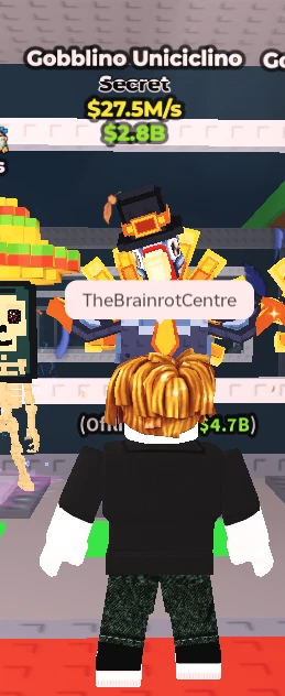 Steal a Brainrot Secret Gobblino Uniciclino 27.5M/s BRAND NEW