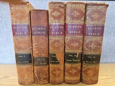 The Holy Bible containing the Old and New Testaments 5 volumes of 6 Foto 1 de 4