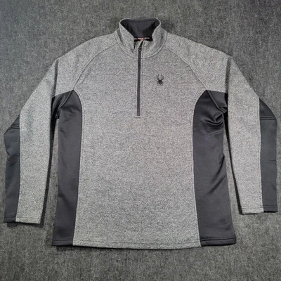 Spyder 1/2 Zip Outbound Cable Knit Pullover Men XL Outdoor Hiking Winterwear 638 - Image 1 of 4