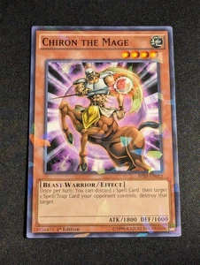Yugioh - Chiron The Mage BP03-EN015 1st Edition Shatterfoil Rare NM - Picture 1 of 2