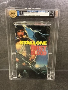First Blood  VHS sealed!!  IGS 9 & 8.5  - Picture 1 of 3