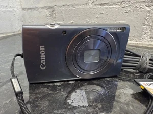Canon IXUS 160 Digital Camera 20.0MP 8gb SD Card Compact Tested Grey - Picture 1 of 5