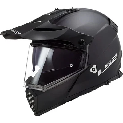 LS2 MX436 PIONEER NEGRO MATE TODOTERRENO QUAD DOBLE VISERA CASCO DE MOTOCICLETA XS Foto 1 de 4