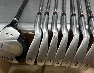 Kzg El-250 8 Piece Iron Set. 3/4/5/7/8/9/PW & 7 CH II - Picture 1 of 11