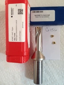 NEW KOMET KUB V43 71504 INDEXABLE DRILL W/ W29 10130.048425 CARBIDE INSERT -G156 - Picture 1 of 5