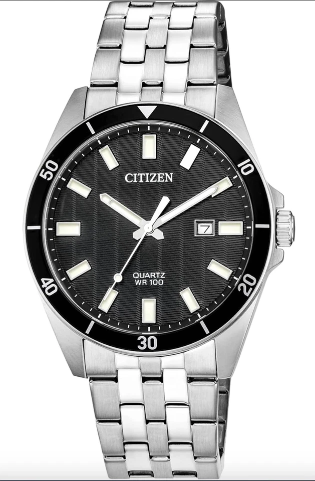 Citizen Men's Eco-Drive BI5050-54E Black Dial Sporty Dive Style Watch