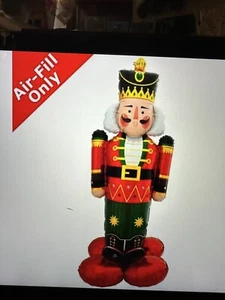 Christmas Party Extra Large Lifesize Nutcracker Balloon 154cm No Helium Needed - Picture 1 of 2