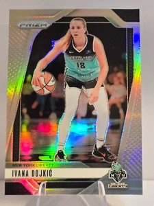 2024 Panini Prizm WNBA Ivana Dojkić Silver Prizm #104 New York Liberty - Picture 1 of 2