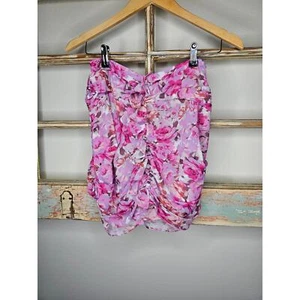 NWT For Love & Lemons Annabelle Mini Skirt Pink Floral Size Small - Picture 1 of 6