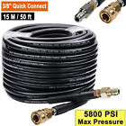 50FT 5800PSI Replacement High Pressure Power Washer Hose-3/8" Quick Connect P7O4