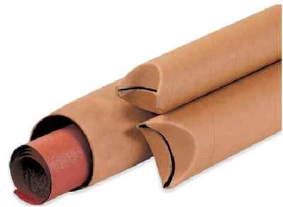 15 -  4 x 18 - Kraft Crimped End Mailing Tube (15/Case) - Image 1 of 3