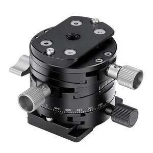New Leofoto G2 GEAR HEAD 3 In1 Panoramic Geared Ball head Tripod Head Black Paar - Picture 1 of 8