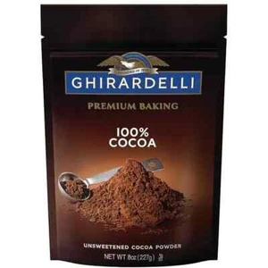 Ghirardelli Premium Baking 100% Cocoa Unsweetened Cocoa Powder 8 oz! NEW! - Picture 1 of 2