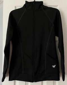 Varsity Cheer Black Warmup Zipup Jacket - Sz Medium - Bild 1 von 5