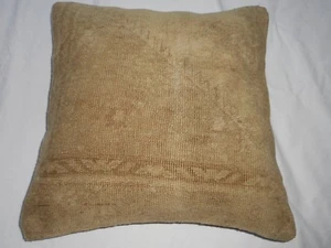 Unique  Rug Pillow Cover 16x16" Case from Rug Hidden Zipper Amazing Work - Picture 1 of 8