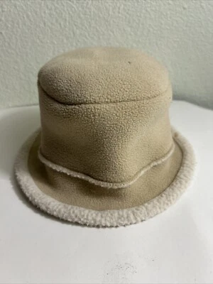 Sombrero cubo vintage LL Bean niño talla grande beige polar poliéster  Foto 1 de 4