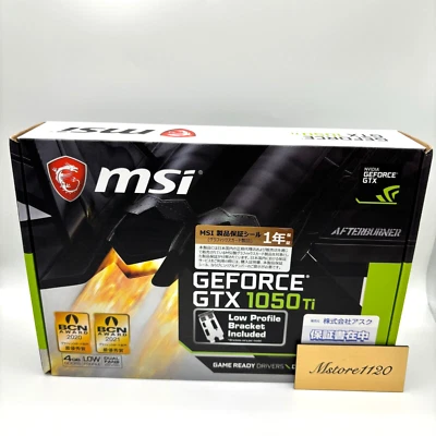 MSI GeForce GTX 1050 Ti 4GB LP Model GDDR5 Graphics Card Low Profile Used - Image 1 of 4