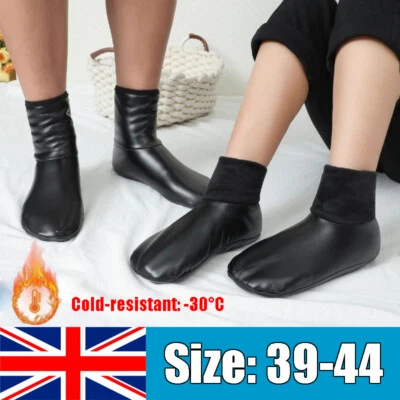 1-2 Pairs Winter Warm Non-Slip Boot Socks Casual Footwear Home Floor Foot Socks - Image 1 of 4
