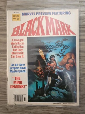 Marvel Preview Magazine #17 Feat. Blackmark Bronze Age Graphic Novel 1979 FN-VF - Image 1 of 2