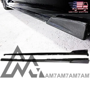 CS 2 Style Carbon Side Skirts For 2015 2016 2017 2018 2019 2020 2021 Subaru WRX - Picture 1 of 5