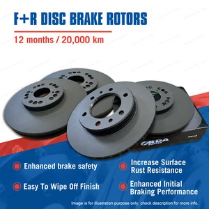 Front + Rear Disc Brake Rotors for Honda Integra DA 1.8L DOHC 16V 89-94 - Picture 1 of 2