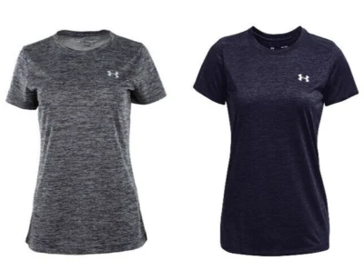 Under Armour Womens UA Tech Twist T Shirt Ultra Soft Quick Dry Moisture Wicking - Image 1 of 3
