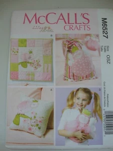 McCalls 6527 NEW UNCUT Pillow WALL HANGING BAG sew pattern Decorations PRINCESS - Picture 1 of 1