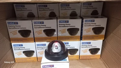 25 xDummy Dome CCTV Security Camera with Flashing LED Indoor Outdoor Fake Camera - Image 1 of 4