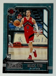 2020-21 Panini Chronicles Playbook Rookie RC #169 Malachi Flynn Raptors - Picture 1 of 3