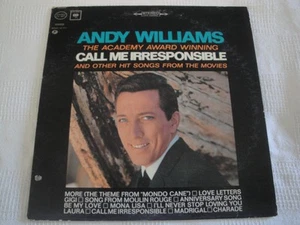 ANDY WILLIAMS Call Me irresponsible vinyl LP ALBUM COLUMBIA RECORDS - Picture 1 of 2