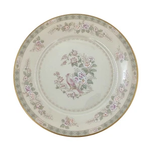 Lenox Fair Isle Essteller 303288 Ersatz 10 3/4" Goldrand Floral Vogel - Bild 1 von 4