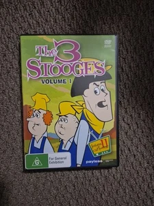 The 3 Stooges: Volume 1 DVD Region ALL PAL Cartoon - Picture 1 of 2