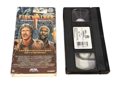 Firewalker VHS 1986 Action Adventure Original Release Cannon Media - Image 1 of 2