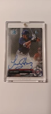 2017 Bowman Chrome - Prospect Autographs Luis Arraez #CPA-LA (AU, RC) - Image 1 of 2