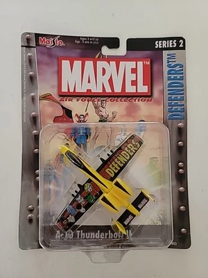 NEW DEFENDERS A-10 THUNDERBOLT II DIE CAST METAL MARVEL AIR FORCE 2ND SERIES #1  - Image 1 of 4